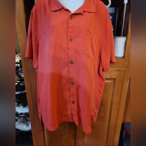 Men's Red Short Sleeve Shirt